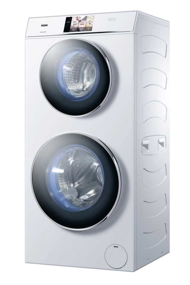 Haier Duo Dry HWD120-B1558U washer dryer Freestanding Front-load White – image 2