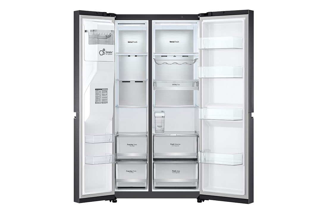 LG GSLV91MCAD side-by-side refrigerator Freestanding – image 3