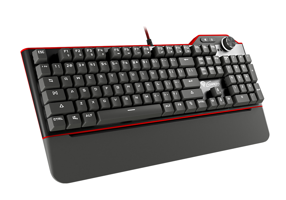GENESIS RX85 keyboard Gaming USB Black, Red