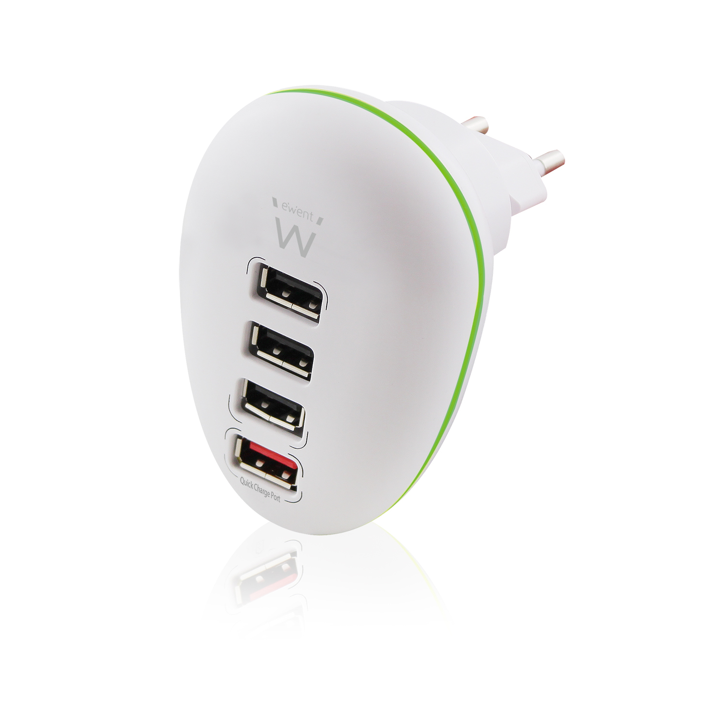 Ewent EW1217 mobile device charger Universal White USB Indoor – image 1