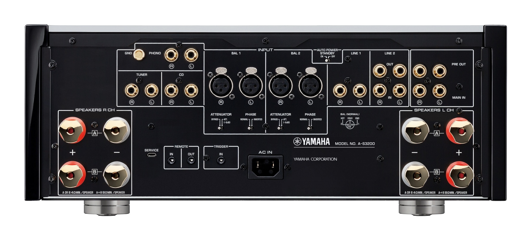 Yamaha AS3200BLPB audio amplifier 2.0 channels Home Black – image 3