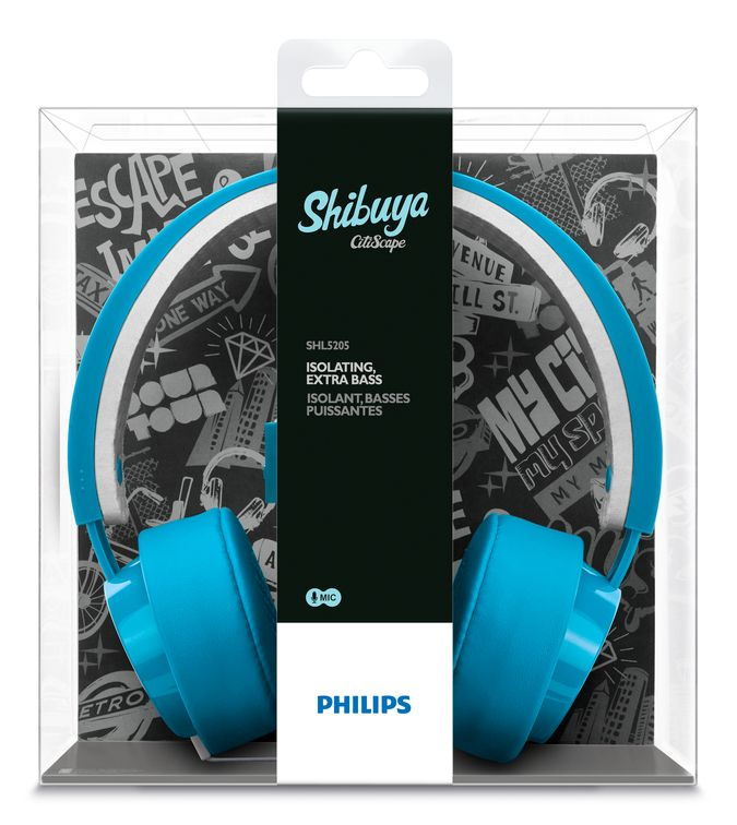 Philips SHL5205BL/10 headphones/headset Wired Head-band Calls/Music Blue – image 3