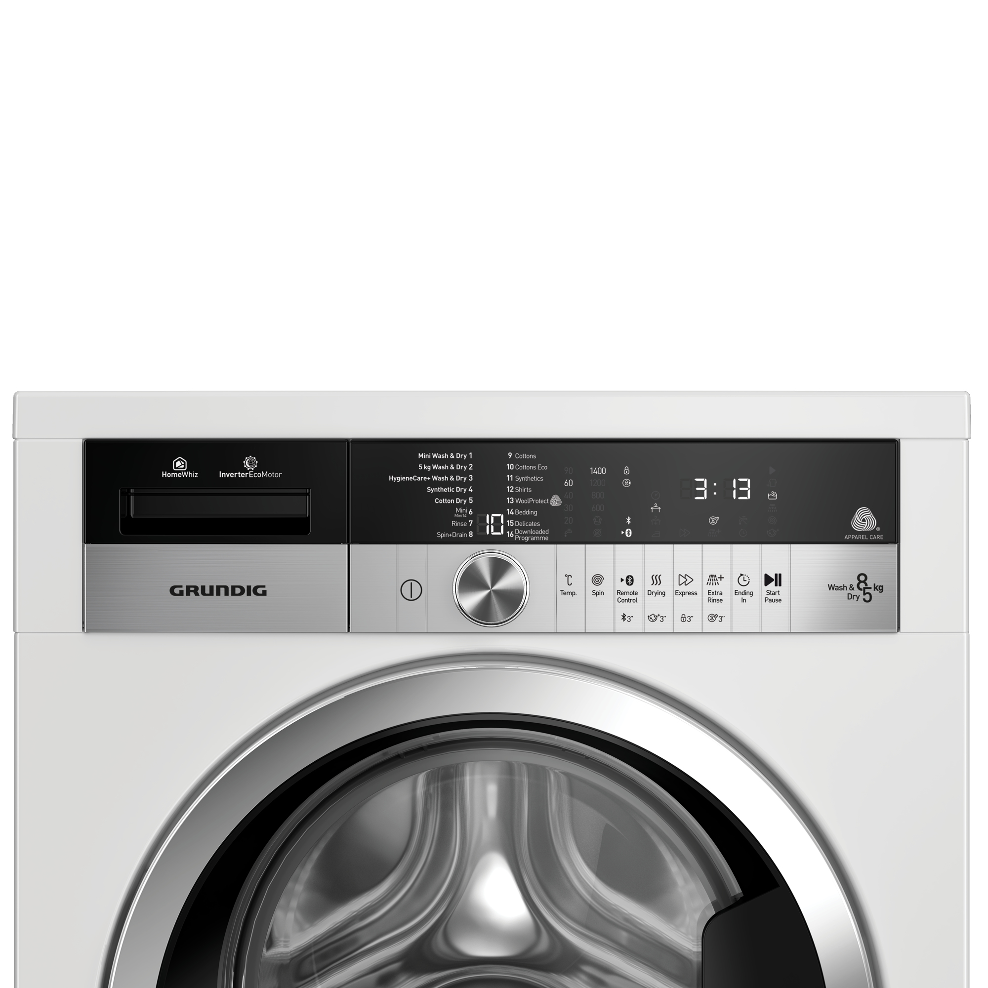 Grundig GWD38400CW washer dryer Freestanding Front-load White – image 3