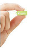 Verbatim Micro USB Drive 4GB - Eucalyptus Green – image 2