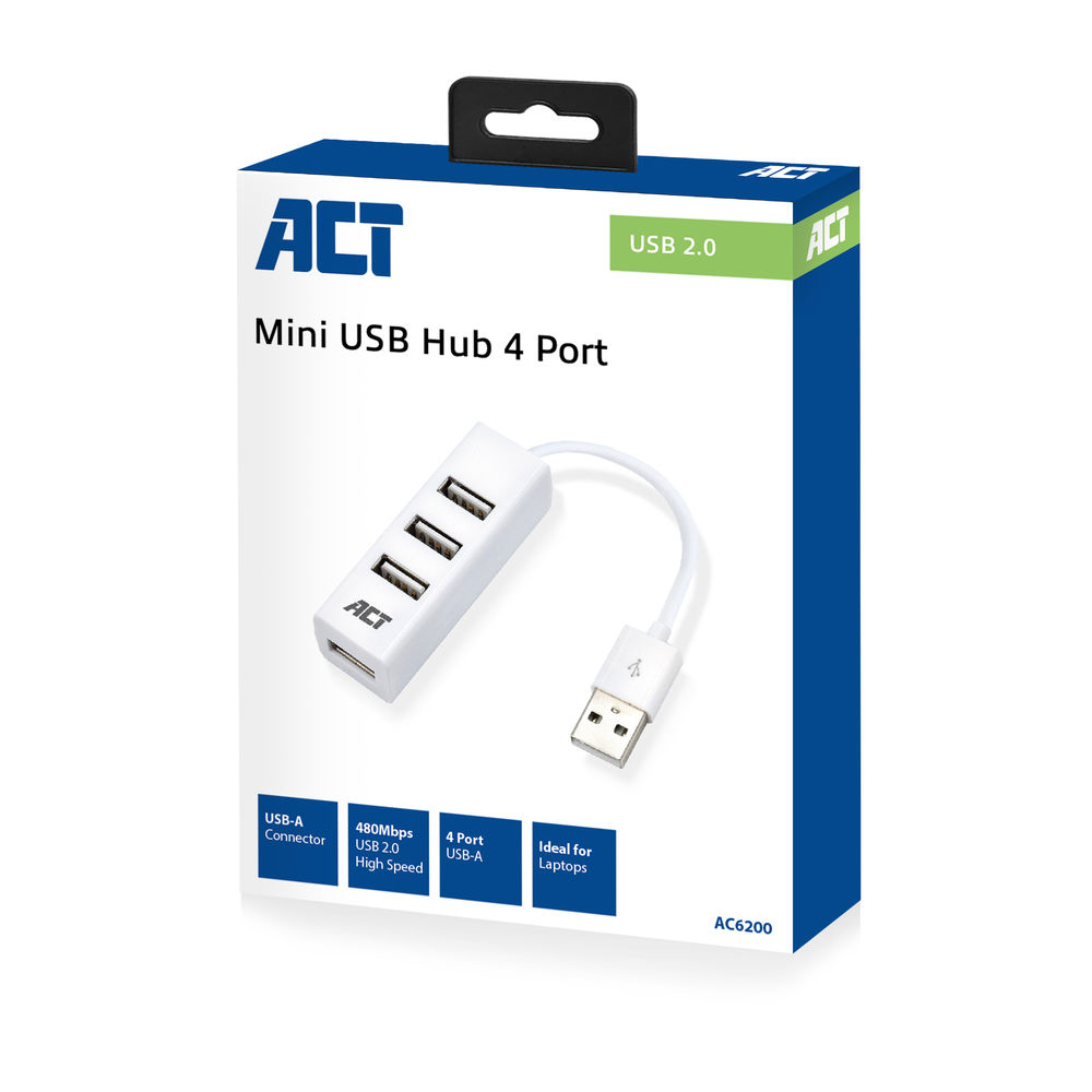 ACT USB hub 4 port USB-A – image 3