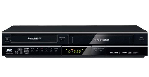 JVC DR-MV150B DVD/Blu-Ray player DVD recorder Black