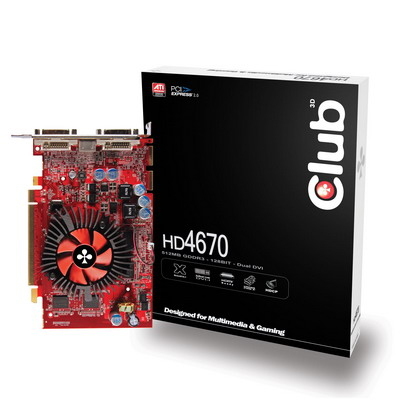 CLUB3D CGAX-4672DD graphics card GDDR3