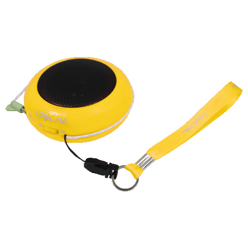 LogiLink SP0017 portable/party speaker Yellow – image 1