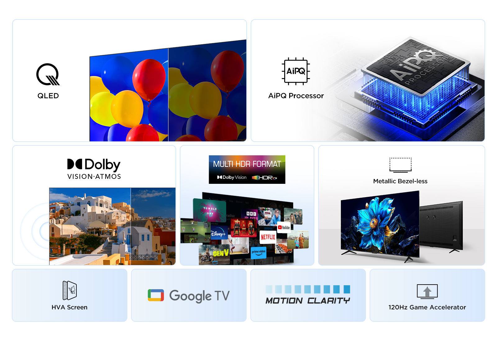 TCL QLED 43 43P7K UltraHD 4K Dolby Atmos Google TV — photo 3