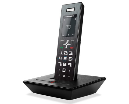 Grundig D750A DECT telephone Black