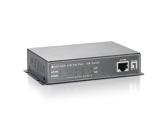 LevelOne 4 GE PoE + 1 GE Switch, 61.6W – image 2