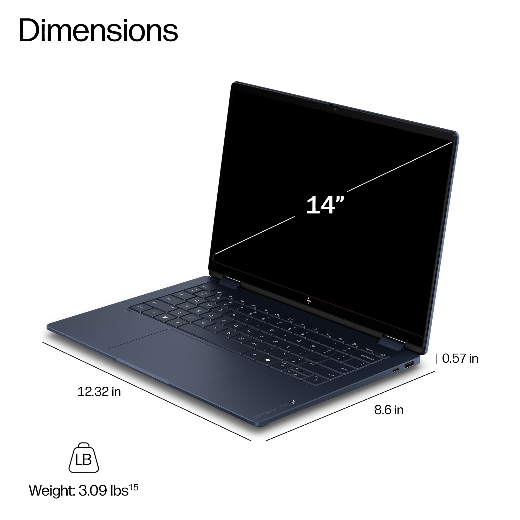 HP OmniBook X Flip 2-in-1 Laptop Next Gen AI 14-kc0001nax – image 7