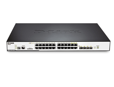 D-Link DGS-3120-24PC/EI network switch Managed L2+ Gigabit Ethernet (10/100/1000) Power over Ethernet (PoE) Black