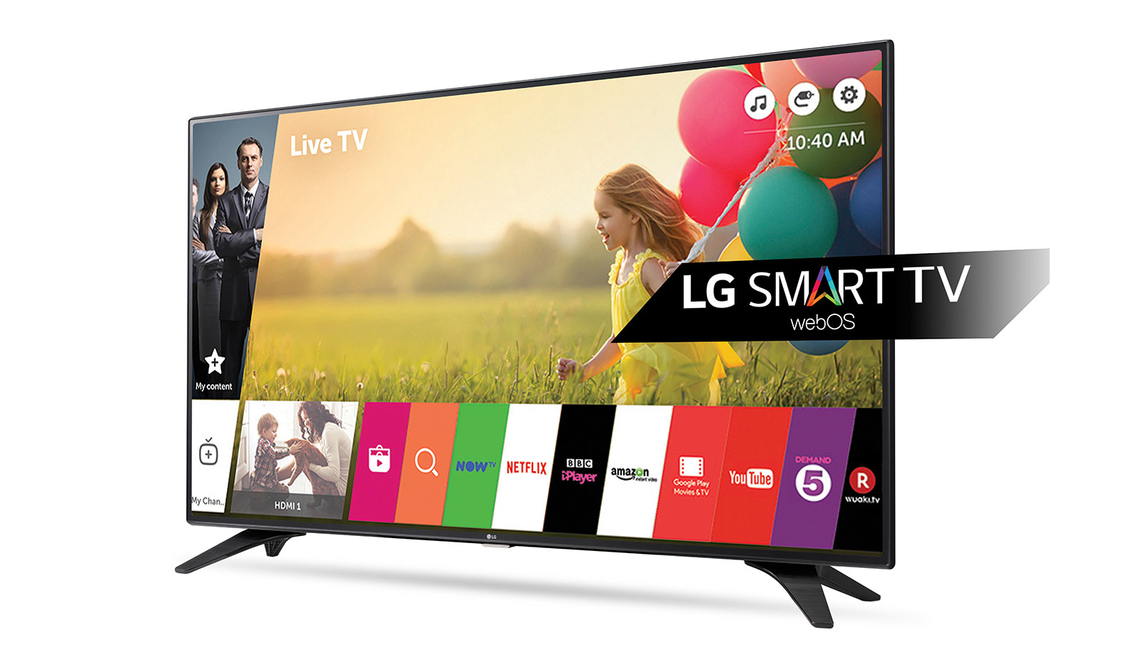 LG 49LH604V TV 124.5 cm (49") Full HD Smart TV Wi-Fi Black – image 2
