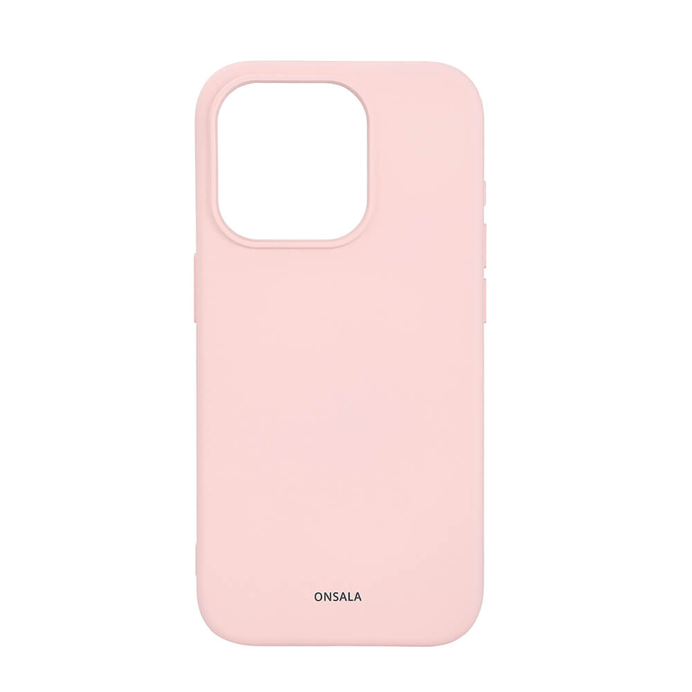 Onsala Phone Case with Silicone Feel MagSeries Chalk Pink - iPhone 15 Pro – image 1