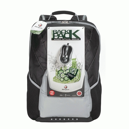 Targus XL Laptop Backpack & Wired Optical Mouse – image 2