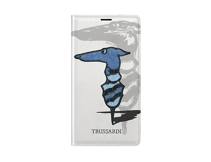 Samsung F-APSTRUIS03 mobile phone case Wallet case Blue, White – image 1