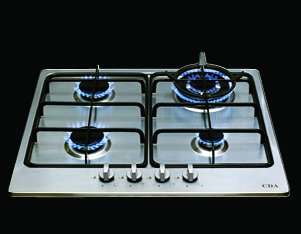 CDA HG6310 Stainless steel Built-in Gas 4 zone(s)