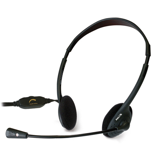 NGS MS103 headphones/headset Wired Head-band Calls/Music Black – image 1