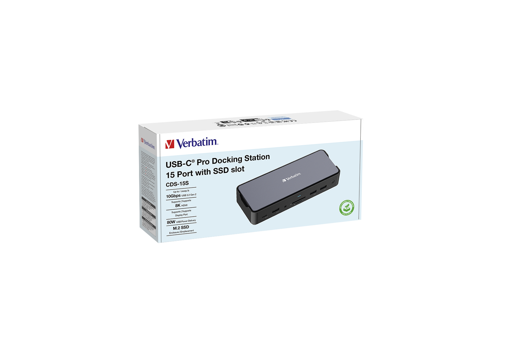 Verbatim CDS-15S Wired USB 3.2 Gen 1 (3.1 Gen 1) Type-C Black, Grey – image 4