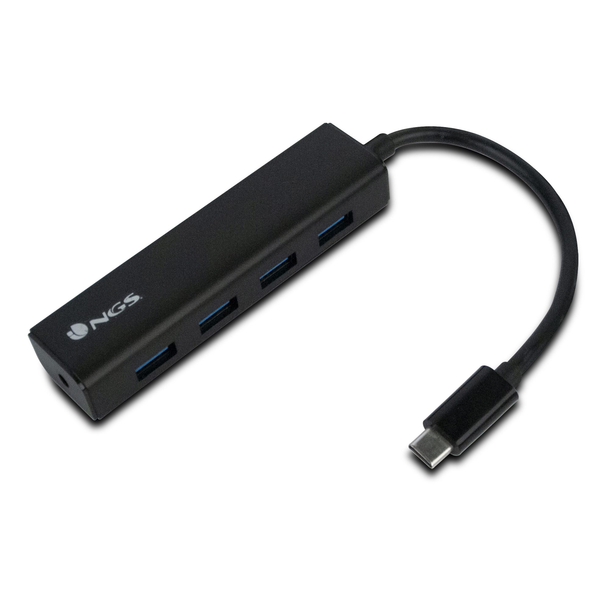 NGS WONDERHUB4 USB 2.0 Type-C 480 Mbit/s Black – image 1