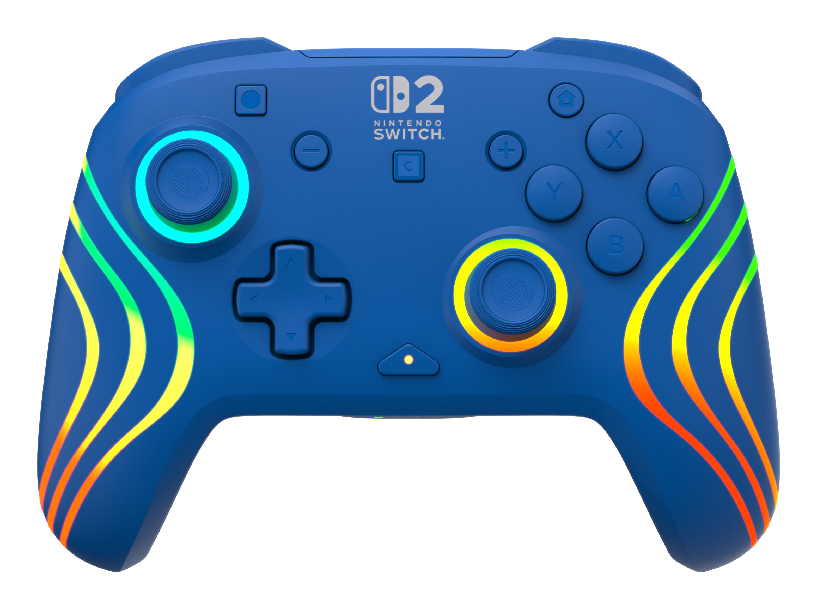 Turtle Beach Afterglow Wave Bleu Manette de gaming RGB sans fil Sous licence officielle pour Nintendo Switch 2
