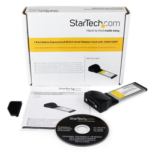 StarTech.com 1 Port Native ExpressCard RS232 Serial Adapter Card with 16950 UART – image 5