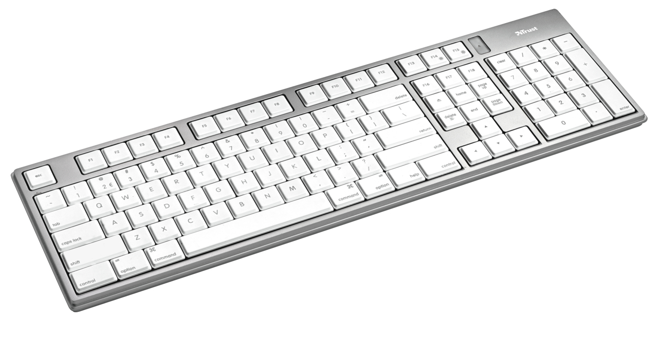 Trust Slimline Aluminium Keyboard for Mac – image 1