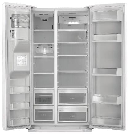 LG GS5163SWJV side-by-side refrigerator Freestanding – image 2