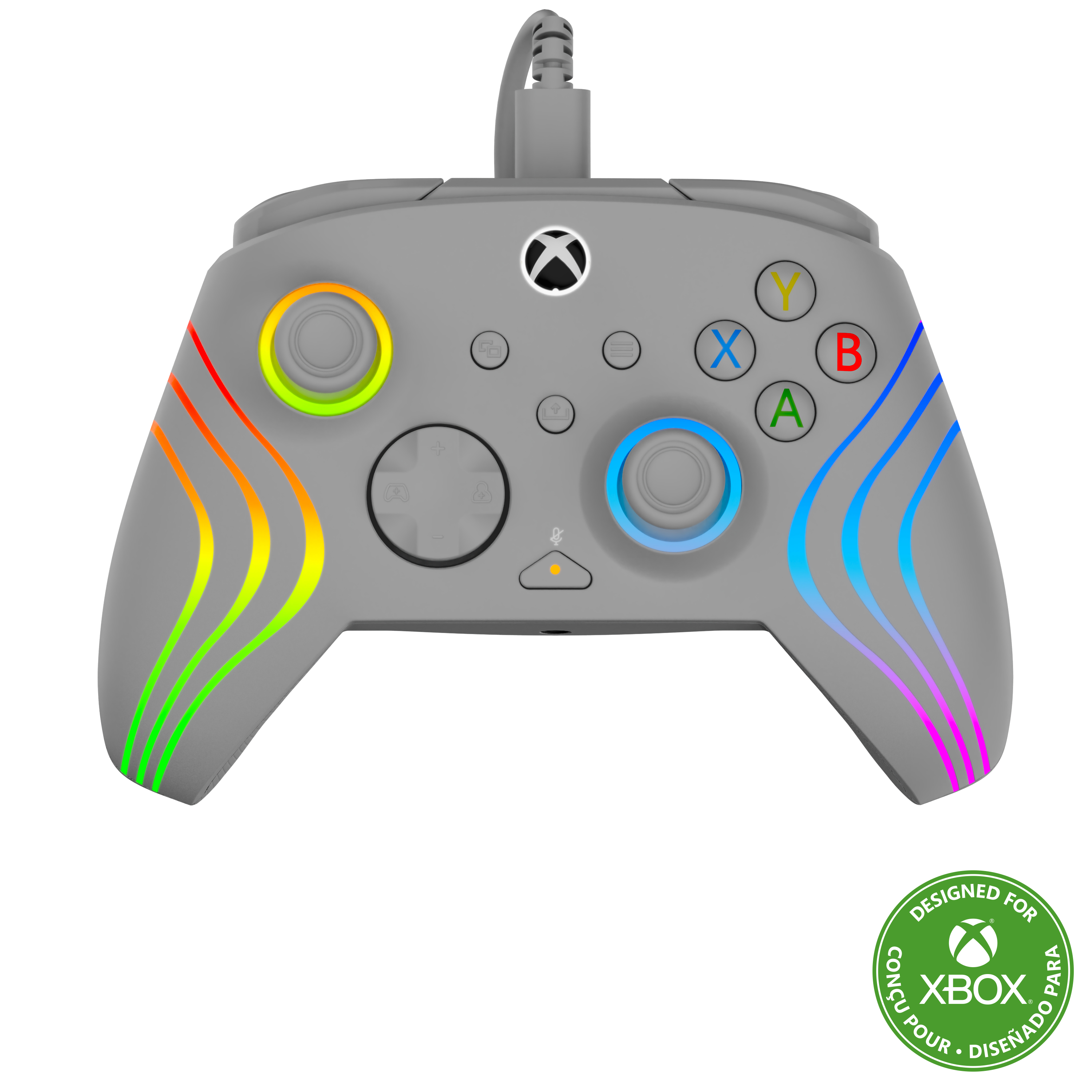 Turtle Beach Afterglow Wave Grigio USB Gamepad PC, Xbox, Xbox One, Xbox Series S, Xbox Series X