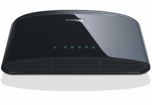 D-Link DES-1008D/RU network switch Unmanaged Fast Ethernet (10/100) Black