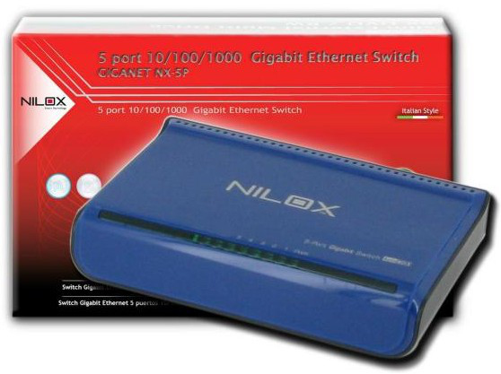 Nilox 16NX040502002 network switch Blue – image 3