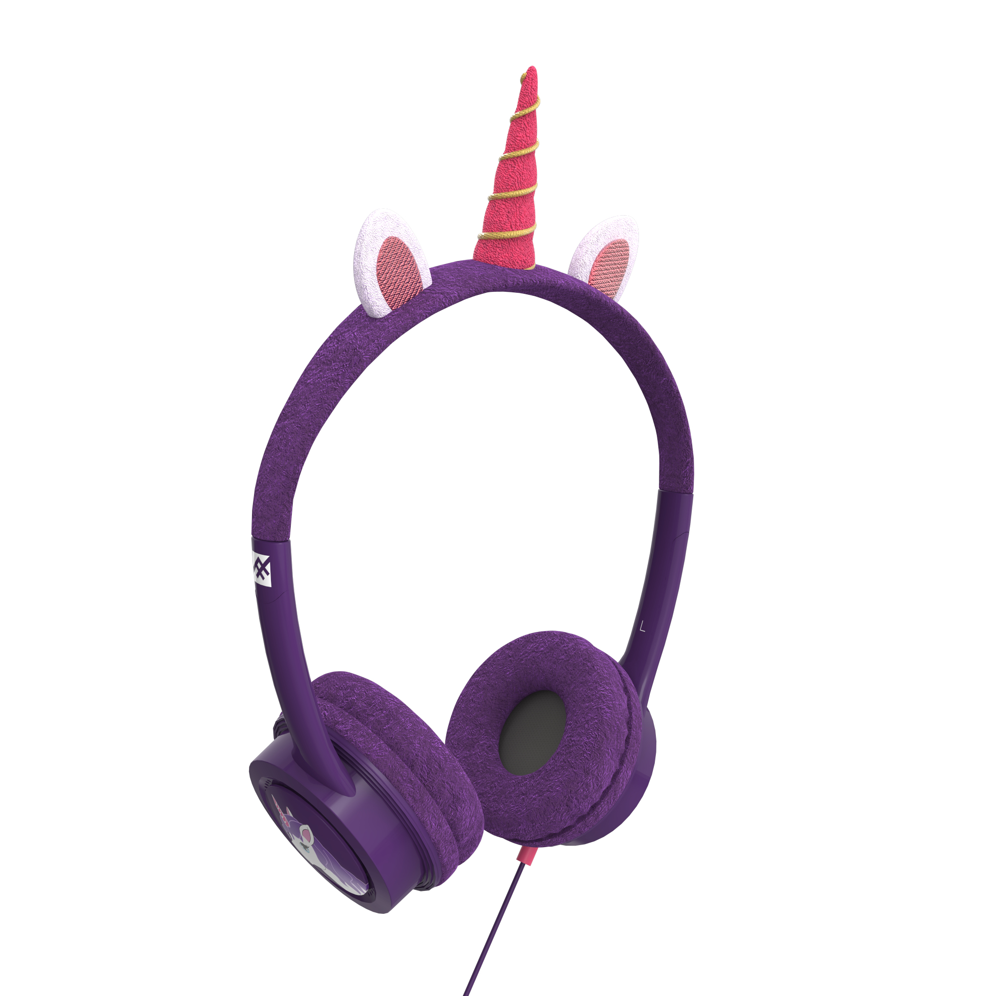 IFROGZ Headphone-Little Rockerz Costume-With Buddy Jack and Coiled Cable-FG-Unicorn – image 5