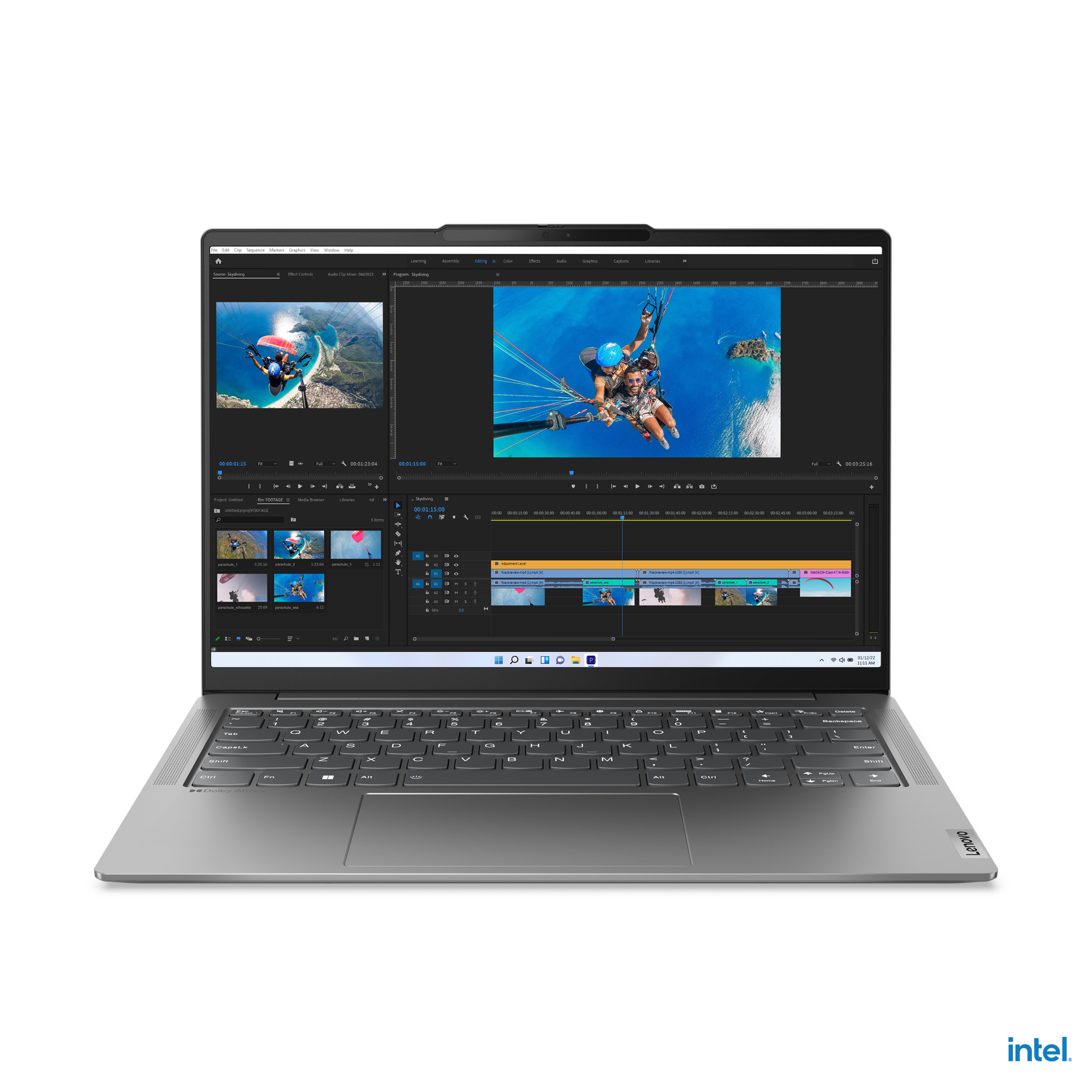 Lenovo Yoga Slim 6 i5 8GB 512 SSD W11H Intel® Core™ i5 i5-1240P Laptop 35.6 cm (14″) LPDDR5-SDRAM 512 GB Wi-Fi 6E (802.11ax) Windows 11 Grey image 12
