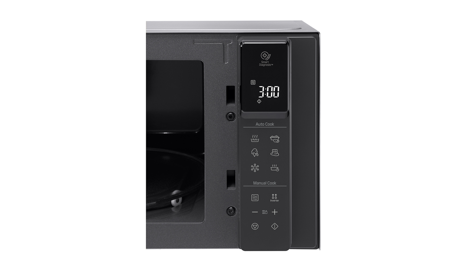 LG MS2595CIS microwave Silver, Stainless steel Solo microwave Countertop – image 7