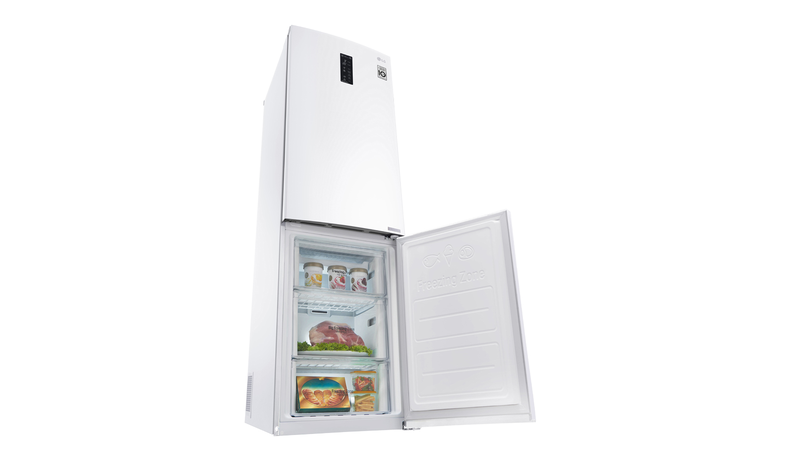 LG GBB60SWMFS fridge-freezer Freestanding – image 7