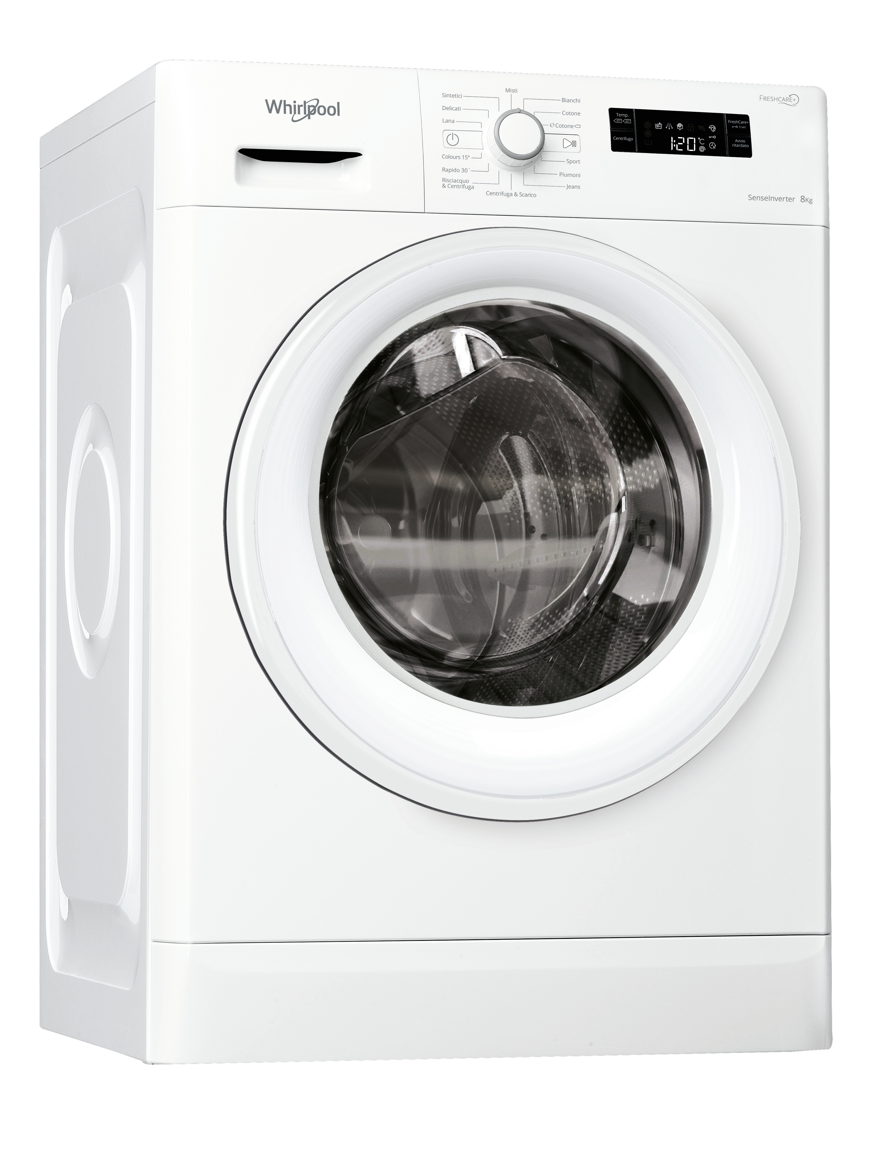 Whirlpool SS FWF 81284W IT — vue 1 sur 5