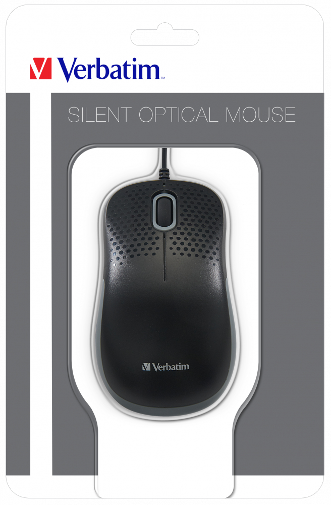 Verbatim SILENT OPTICAL MOUSE BLACK Mäuse & Tastaturen