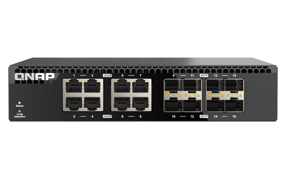 QNAP QSW-3216R-8S8T network switch Unmanaged L2 – image 1