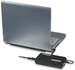 Manhattan 101615 mobile device charger Mobile phone, MP3, Laptop Black AC, Cigar lighter, USB Auto, Indoor – image 2