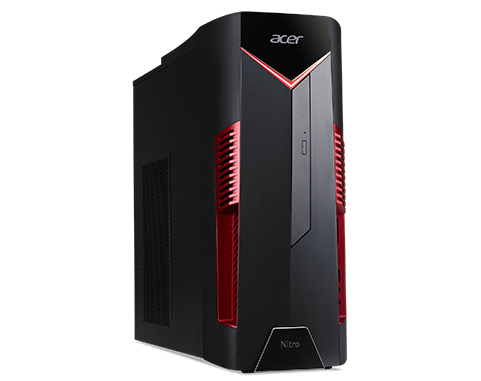 Acer NITRO 50 N50-600 Intel® Core™ i5 i5-9400F 16 GB DDR4-SDRAM 1.25 TB HDD+SSD NVIDIA® GeForce® GTX 1650 Windows 10 Home Desktop PC Black, Red image 2