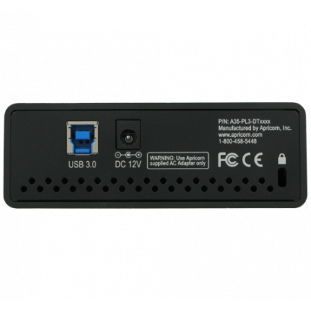 Origin Storage FIPS validated 3TB Aegis Padlock DT Secure USB 3.0 256-bit AES hdwr encryption image 2