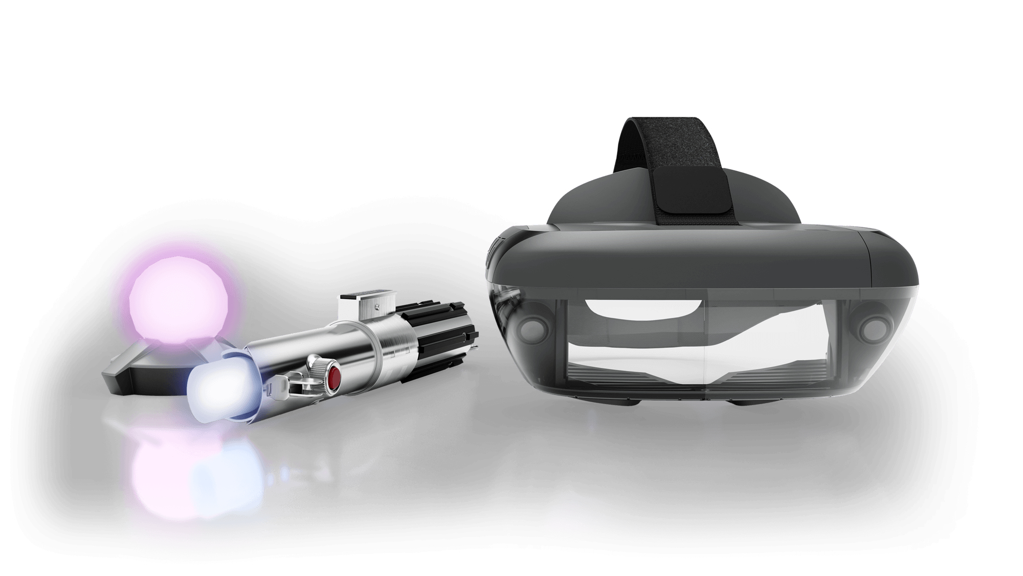Lenovo Star Wars: Jedi Challenges VR glasögon för smartphones 477 g Svart