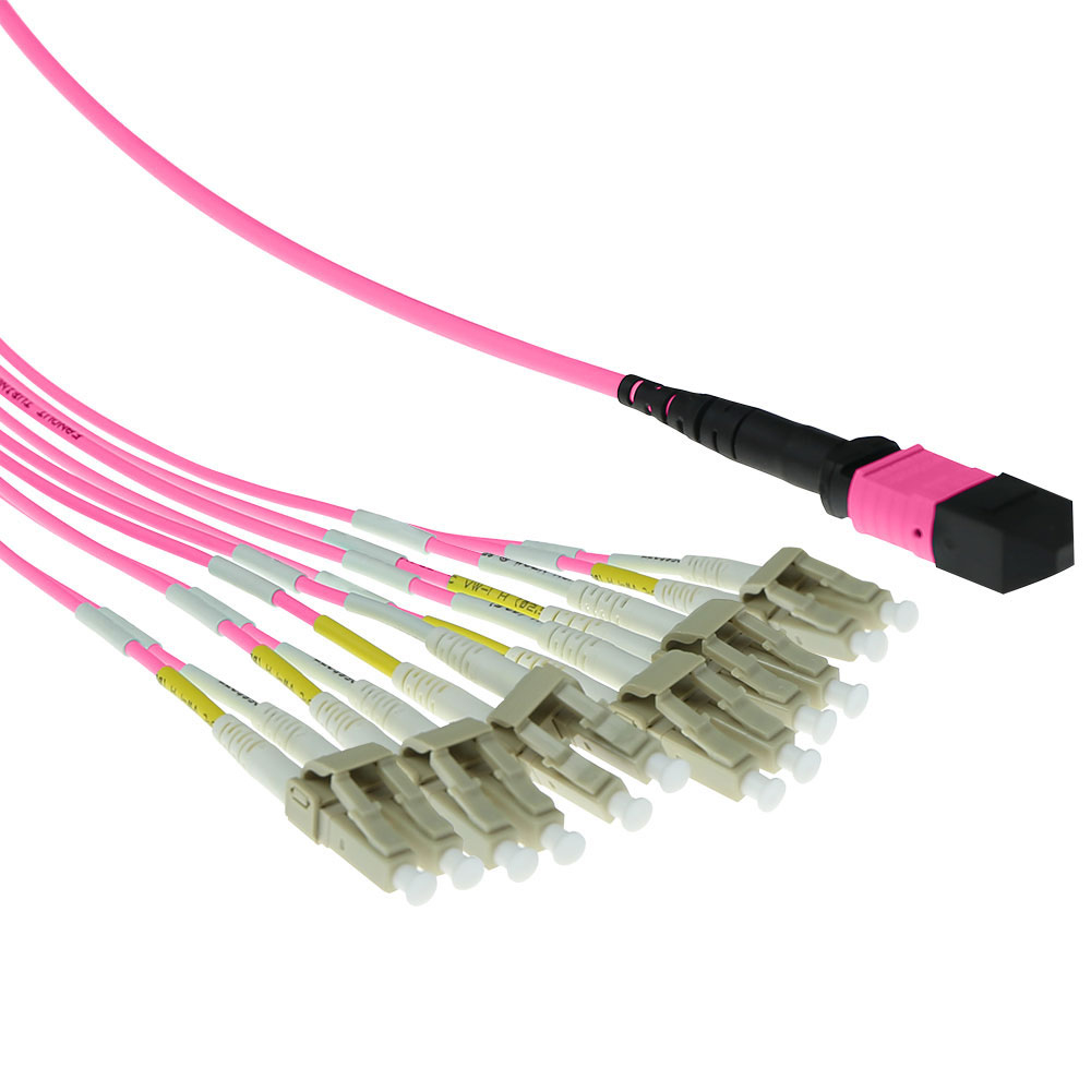 ACT RL7852 cavo InfiniBand e in fibra ottica 2 m MPO/MTP 12x LC Giallo