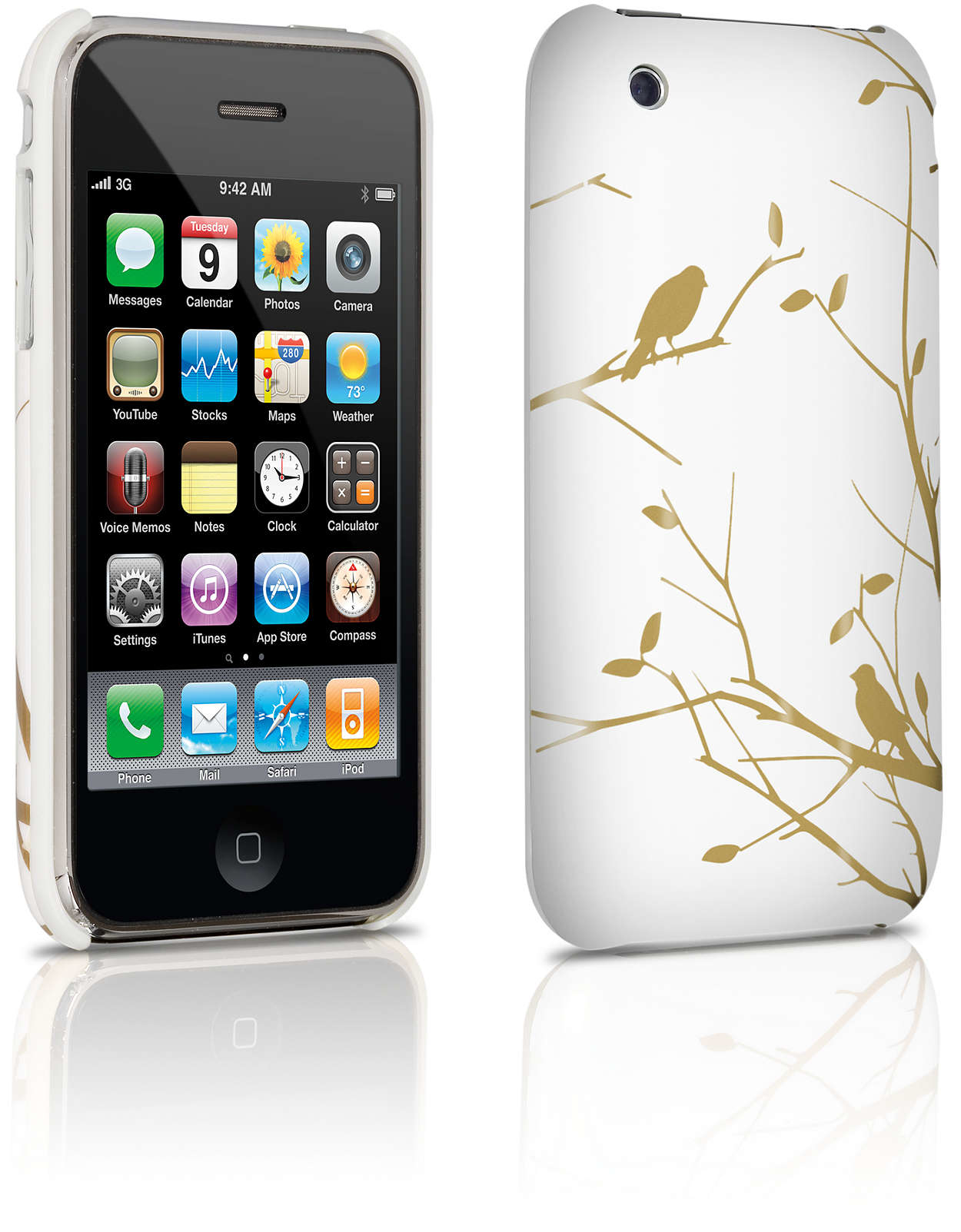 Philips DLM1305/17 mobile phone case Cover Gold, White – image 1