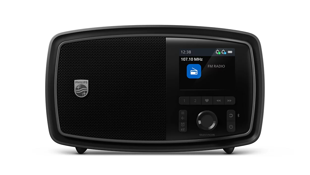 Philips TAV2000FB/00 radio Portable Analog Black