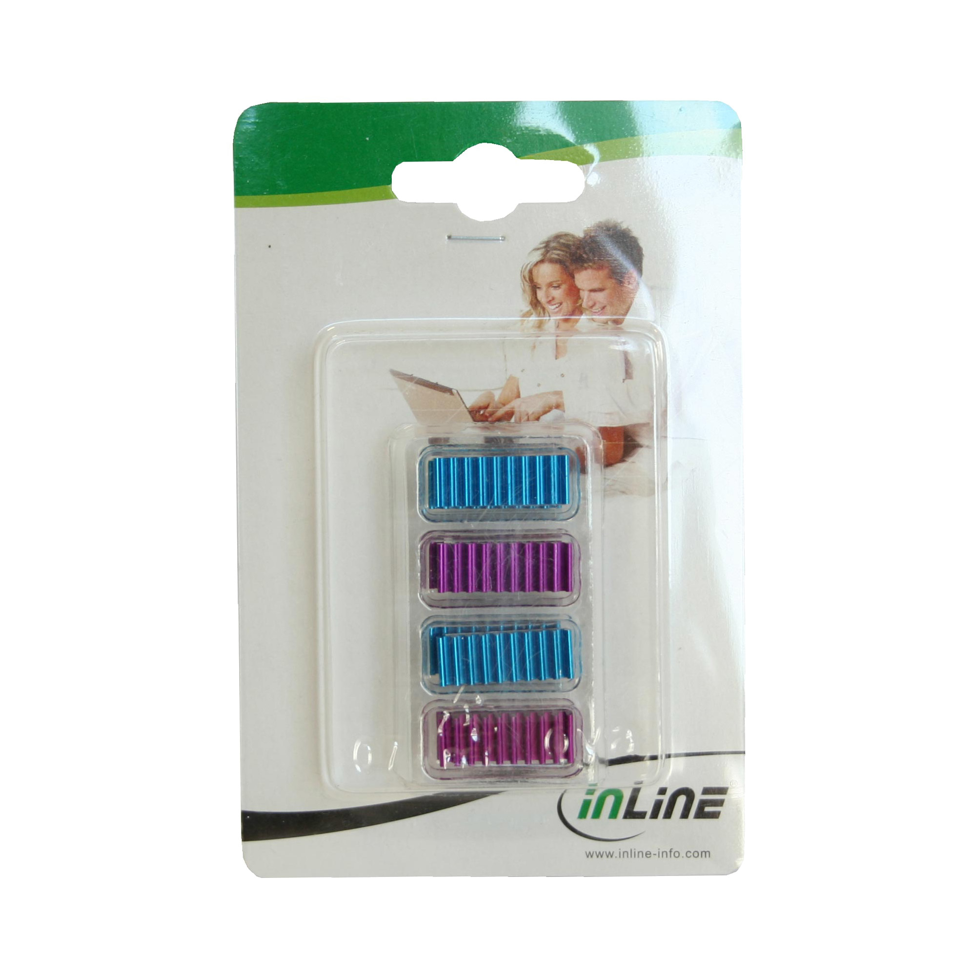 InLine RAM Heat Sink self adhesive cooling fins 8 pcs. image 2
