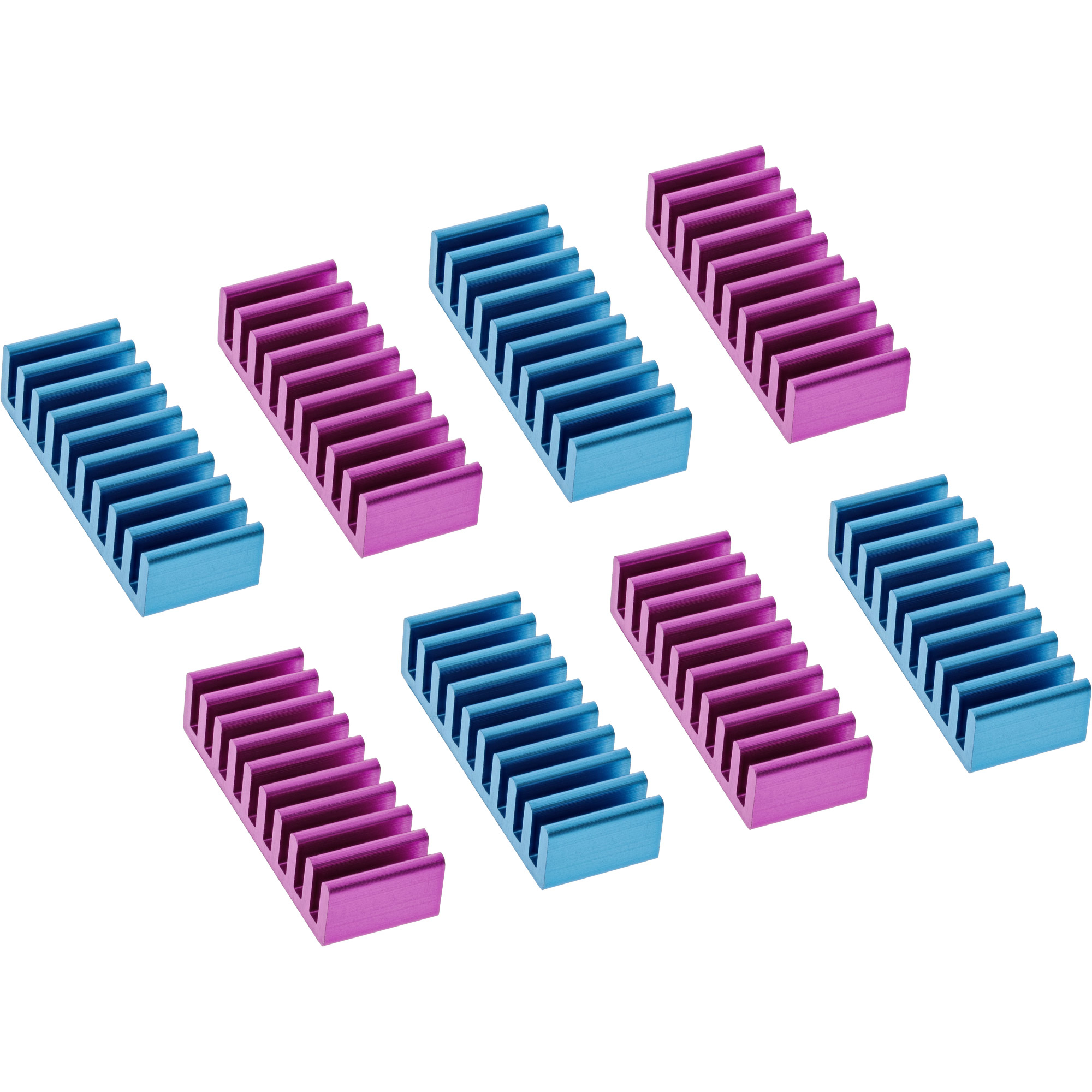 InLine RAM Heat Sink self adhesive cooling fins 8 pcs. image 1