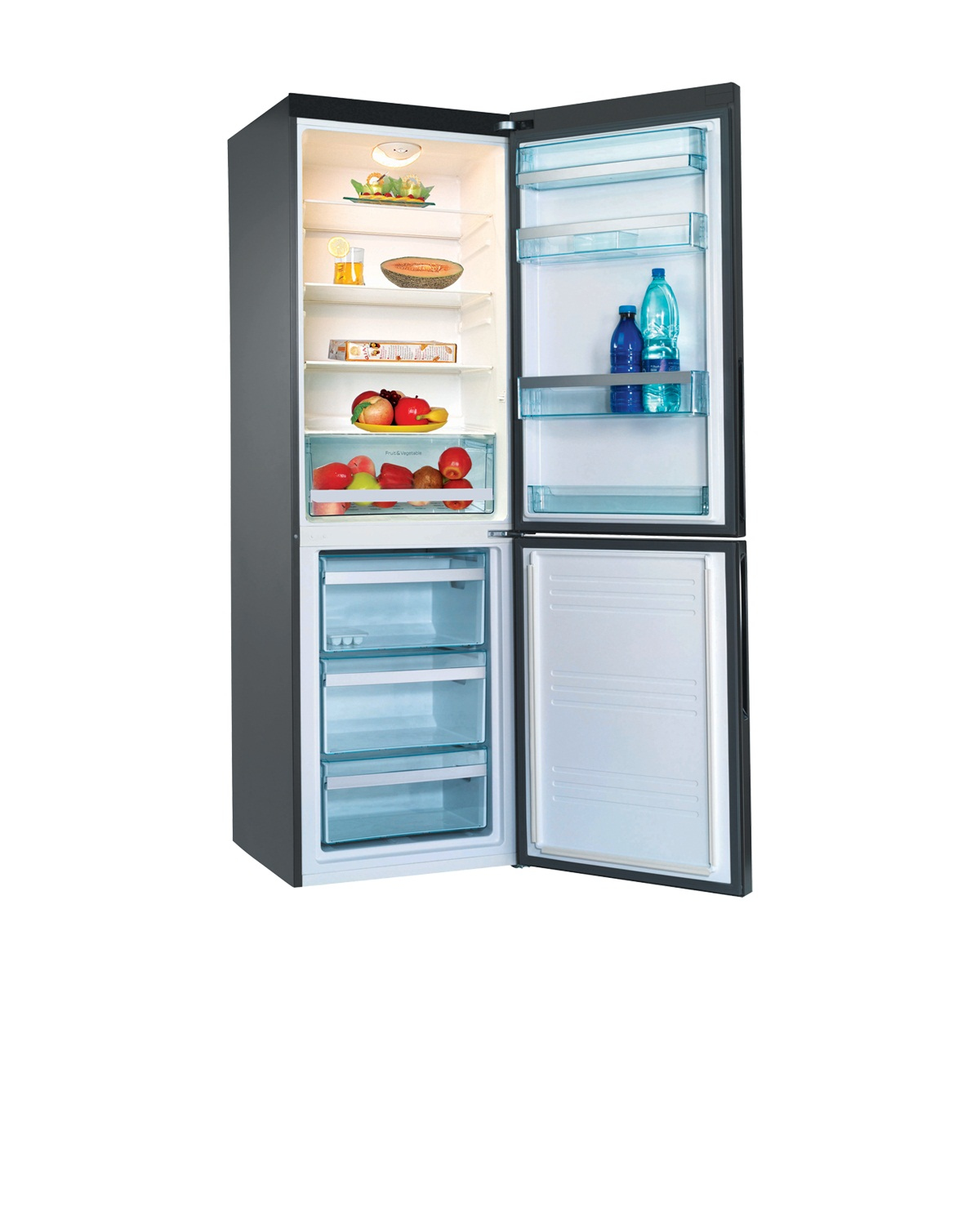 Haier CSM637AS fridge-freezer Freestanding – image 2