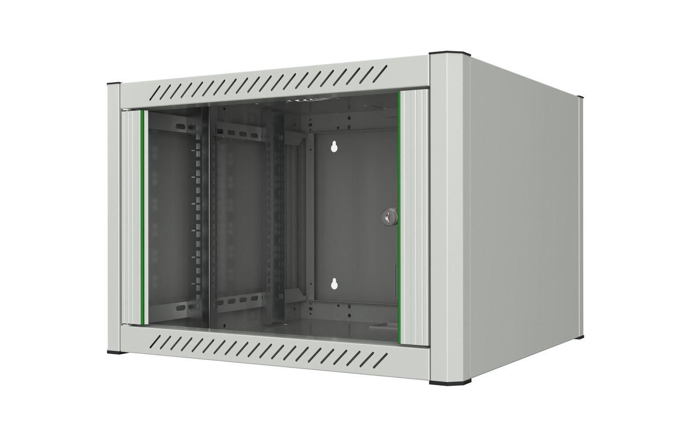 Lanview RWM07U56WH rack cabinet 7U Wall mounted rack White